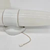 Lampa ścienna retro w Stylu Bauhaus – projekt przypisywany Wilhelmowi Wagenfeldowi, lata 60.