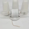 Lampa ścienna retro w Stylu Bauhaus – projekt przypisywany Wilhelmowi Wagenfeldowi, lata 60.