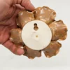 Ceramiczny kwiat dekoracyjny ścienny 11 cm