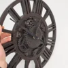 Zegar ścienny industrialny metalowy 29 cm rzymskie cyfry