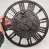Zegar ścienny industrialny metalowy 29 cm rzymskie cyfry