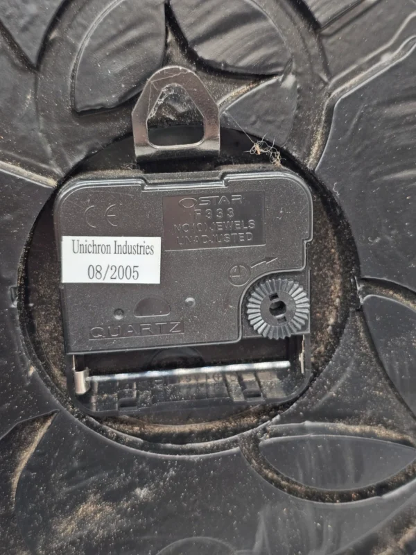 Zegar ścienny industrialny metalowy 29 cm rzymskie cyfry