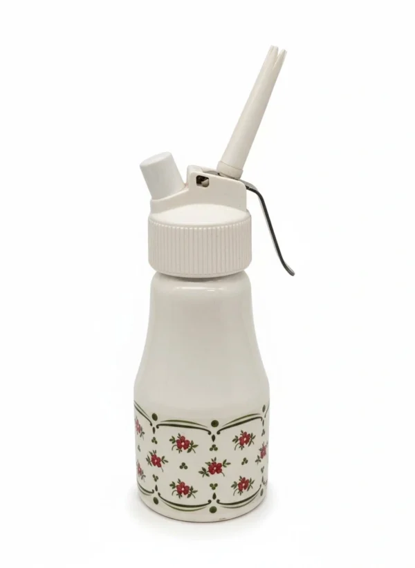 syfon do bitej śmietany hema germany ceramiczny w kwiaty 30 cm