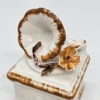 Ceramiczna szkatułka w kształcie gramofonu sygnowana Sallanka 13 cm