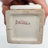 Ceramiczna szkatułka w kształcie gramofonu sygnowana Sallanka 13 cm