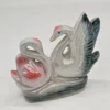 perłowe łabędzie Ceramiczne figurka dekoracyjna 14 cm