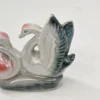perłowe łabędzie Ceramiczne figurka dekoracyjna 14 cm