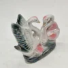 perłowe łabędzie Ceramiczne figurka dekoracyjna 14 cm