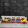 Drewniany Pociąg vintage Four Colour Suitcart komplet Z wagonami