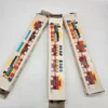 Drewniany Pociąg vintage Four Colour Suitcart komplet Z wagonami