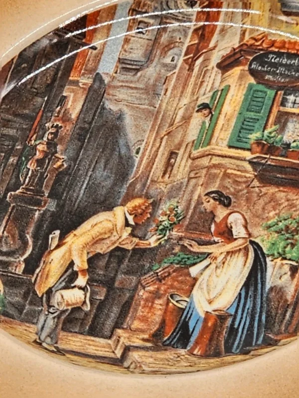 Talerz dekoracyjny schramberg Der Ewige Hochzeiter Carl Spitzweg