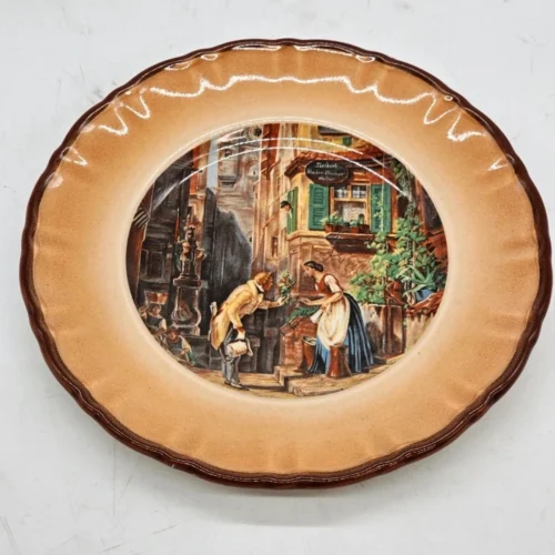 Talerz dekoracyjny schramberg Der Ewige Hochzeiter Carl Spitzweg