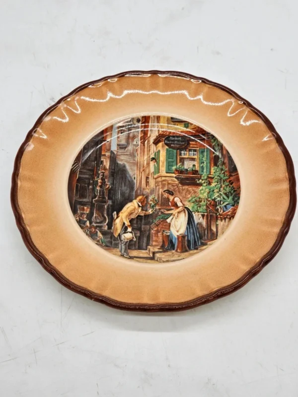 Talerz dekoracyjny schramberg Der Ewige Hochzeiter Carl Spitzweg