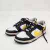 Nike Dunk Low Czarno białe zółty swoosh EUR 42 oryginalne
