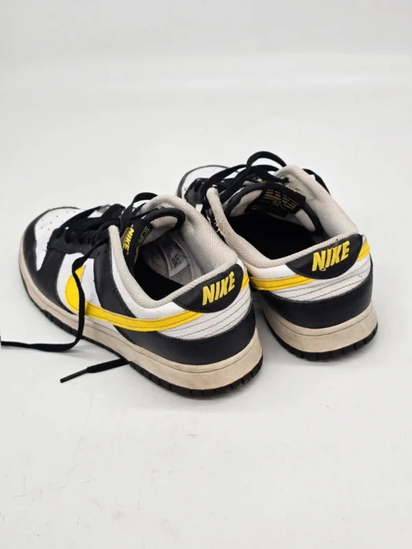 Nike Dunk Low Czarno białe zółty swoosh EUR 42 oryginalne