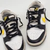 Nike Dunk Low Czarno białe zółty swoosh EUR 42 oryginalne