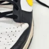 Nike Dunk Low Czarno białe zółty swoosh EUR 42 oryginalne