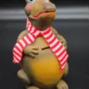 Skarbonka Krokodyl z szalikiem – vintage, Beloplast 1985, 24 cm