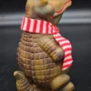 Skarbonka Krokodyl z szalikiem – vintage, Beloplast 1985, 24 cm