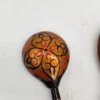 Rosyjskie Ręcznie malowane Łyżki drewniane folk komplet 3 sztuki