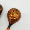 Rosyjskie Ręcznie malowane Łyżki drewniane folk komplet 3 sztuki