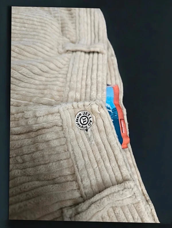 Kod:200 spodnie sztruksowe jetlag, Size 32/30, polar bear, 100%cotton