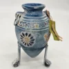 Ceramica AU Canarias amfora ceramiczna 17 cm na metalowym stojaku oryginał Wyspy Kanaryjskie