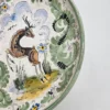 Talerz ścienny ręcznie malowany jeleń podpis Max Higgl 23,5 cm