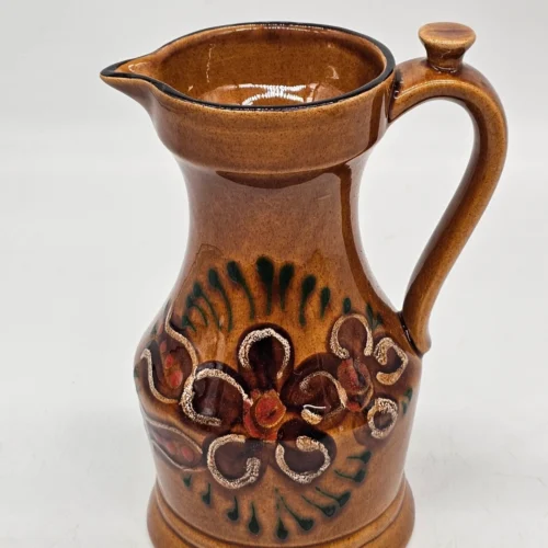 Dzban ceramiczny Vintage 25 cm, kwiaty
