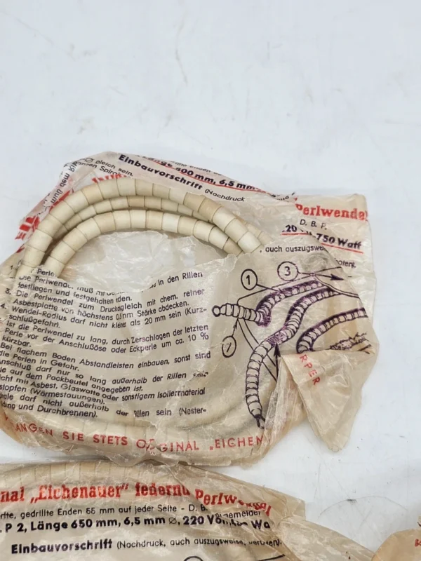 eichenauer perlwendel spiralne przewody grzewcze z koralikami ceramicznymi – 7 szt