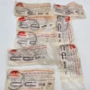 Zestaw 8x spirala grzewcza Eichenauer 220V Ø3,5 mm 500W 650W vintage NOS