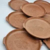 Talerz ceramiczny do pizzy 26 cm West Germany brąz rustykalny cena za 1 szt