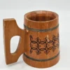 Drewniany kufel Oslo 98 700 ml wysoki 15 cm vintage