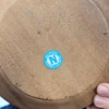 Talerz ścienny ręcznie malowany 19 cm folk kwiaty