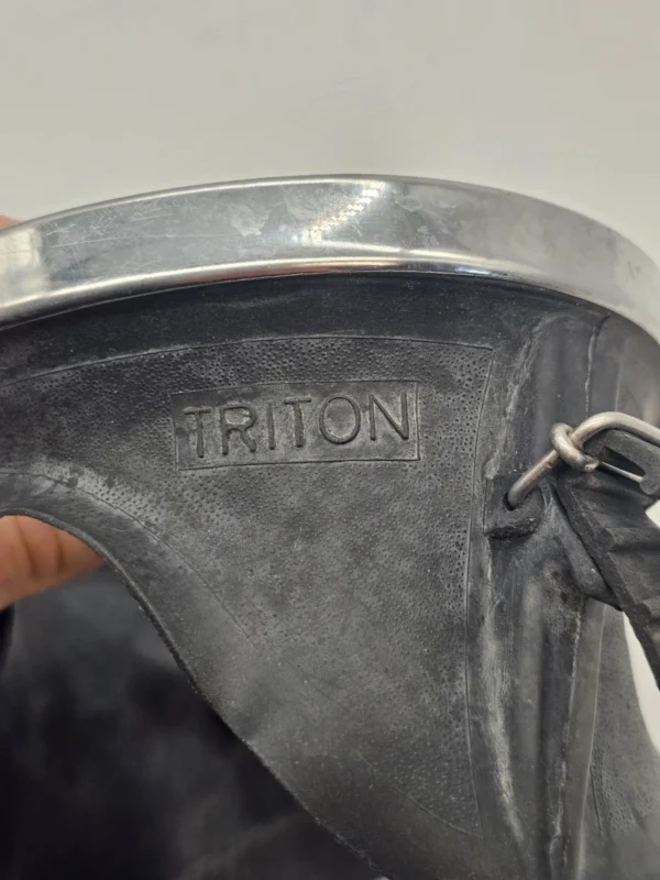 maska nurkowa triton vintage szkło 14x16 cm