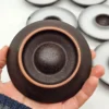 świeczniki ceramiczne modernistyczne 6 szt. o 12 cm