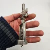 Korkociąg śrubowy metalowy klasyczny solidny model z uchwytem T