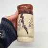 Ręcznie robiona ceramiczna grzechotka dekoracyjna handmade 17 cm