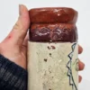Ręcznie robiona ceramiczna grzechotka dekoracyjna handmade 17 cm