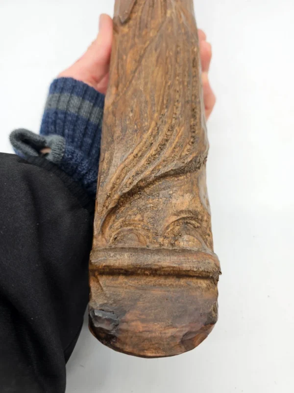 Rzeźba drewniana postać starca 54 cm