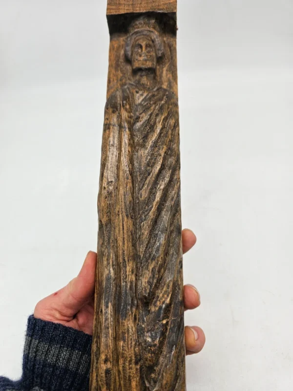 Rzeźba drewniana postać świętego 54 cm