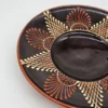 Ogromny Talerz dekoracyjny ceramiczny 38 cm ręcznie malowany