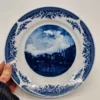 Talerz kolekcjonerski Kahla Porzellan Canaletto Made in GDR 23,5 cm