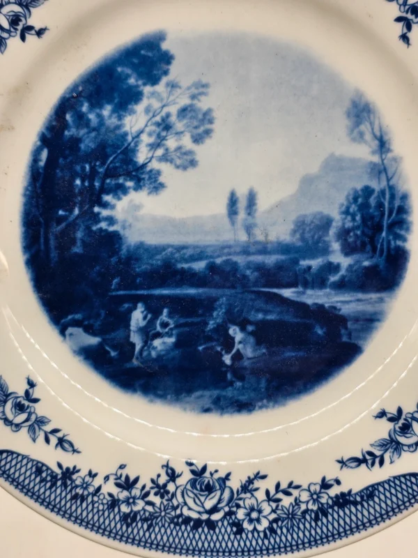 Talerz kolekcjonerski Kahla Porzellan Claude Lorrain Made in GDR 23,5 cm