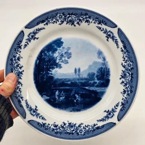 Talerz kolekcjonerski Kahla Porzellan Claude Lorrain Made in GDR 23,5 cm