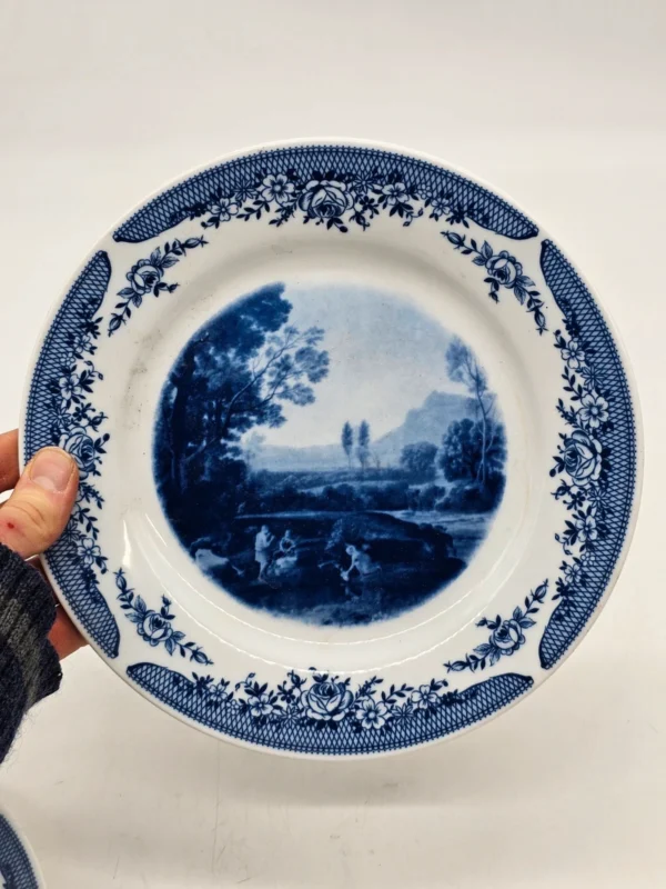 Talerz kolekcjonerski Kahla Porzellan Claude Lorrain Made in GDR 23,5 cm