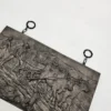 Metalowa płaskorzeźba scena wiejska z wołami 39x22 cm