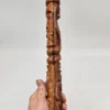 Haitański zestaw rytualny Totem i Grzechotka 40 cm Rękodzieło Drewno