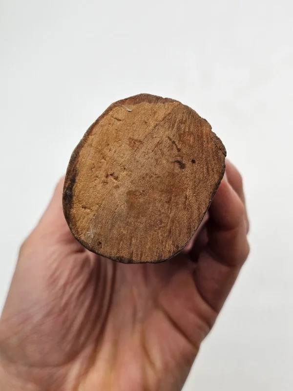 Haitański zestaw rytualny Totem i Grzechotka 40 cm Rękodzieło Drewno