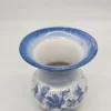 Wazon ceramiczny U Keramik niebiesko biały 20 cm